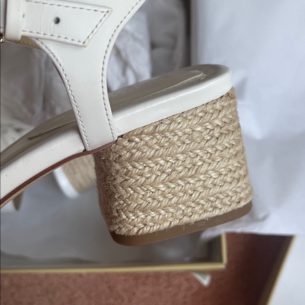 Michael Kors White and Tan Women's Sandals - Picture 10 of 12